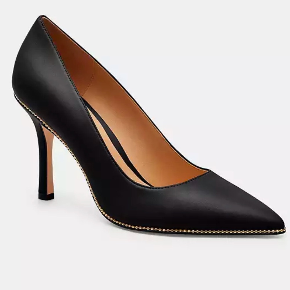 Coach waverly leather pump